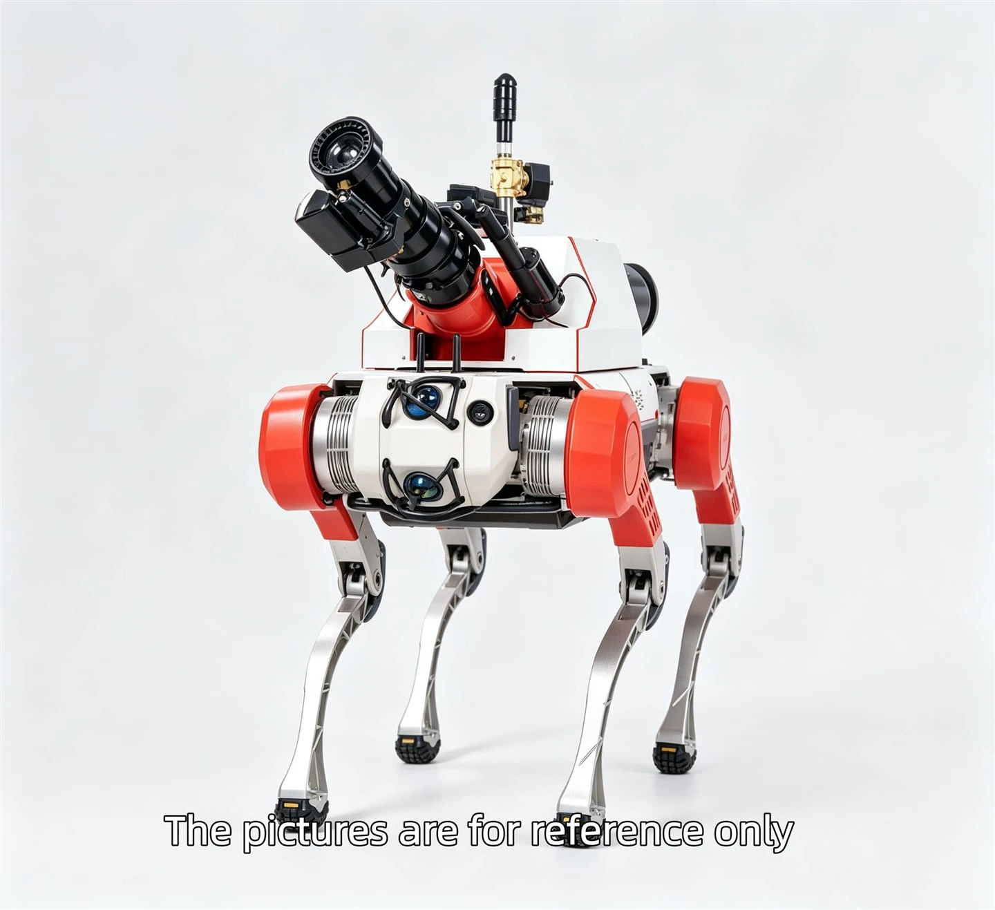 Intelligent Firefighting Quadruped Robot